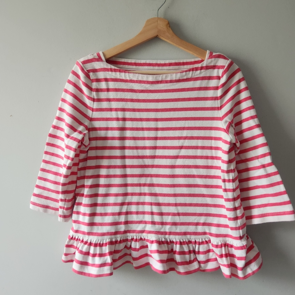 Kate Spade Broome Street Stripe Top Medium